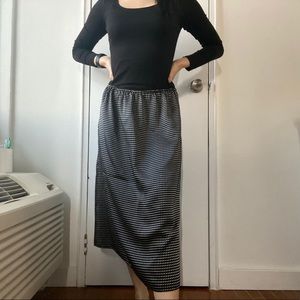 Baby Polka Dot Silk Skirt